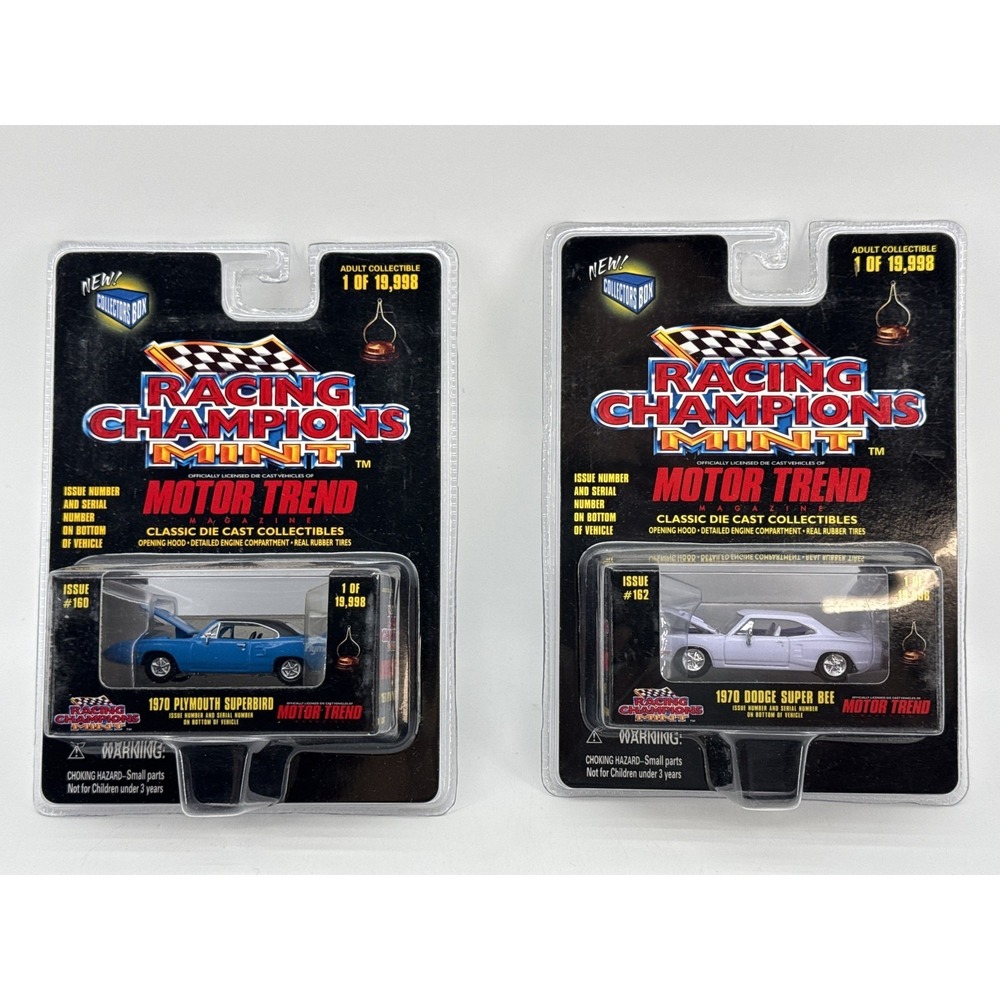 Racing Champions Mint Motor Dodge Super Bee Diecast Car 1:64 White Trend